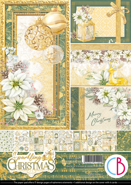 Ciao Bella Creative Pad A4 Sparkling Christmas