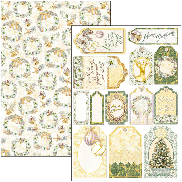 Ciao Bella Creative Pad A4 Sparkling Christmas