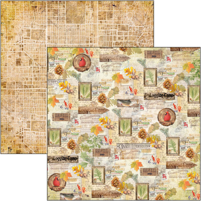 Ciao Bella 8 x 8 Inch Paper Pad Into the Wild