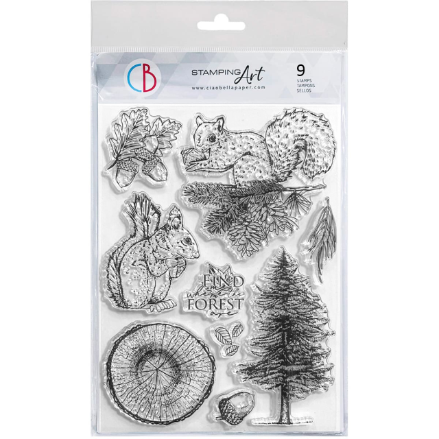 Ciao Bella Clear Stamp Set Transparente Stempel The Spirit of the Forest