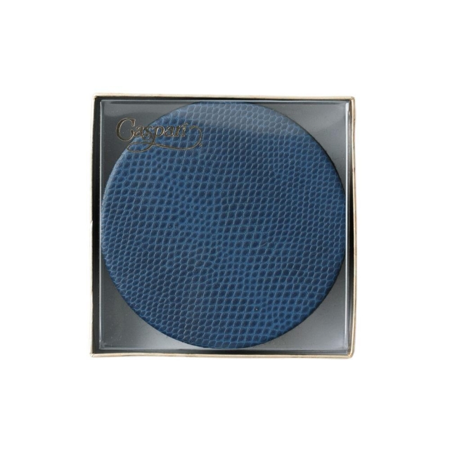 Caspari Untersetzer / Coaster rund Navy Blue