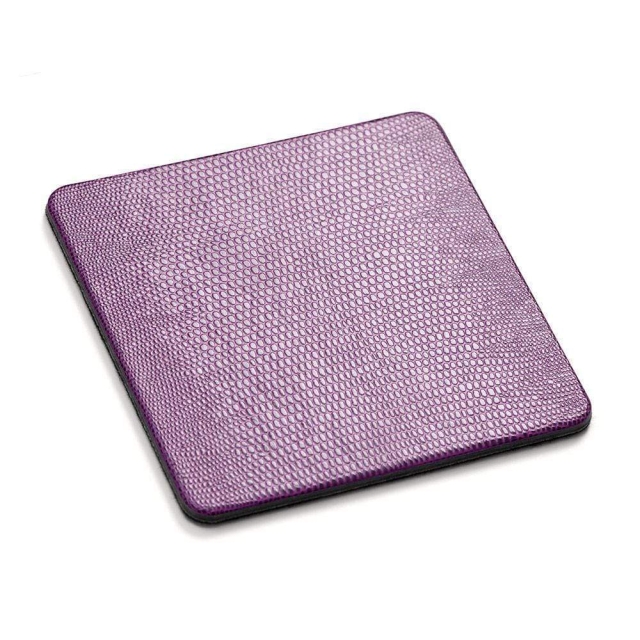 Caspari Untersetzer / Coaster quadratisch aubergine