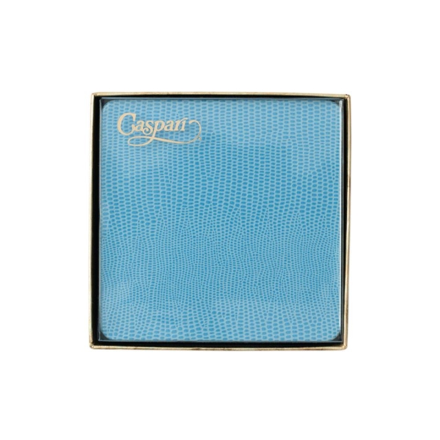 Caspari Untersetzer / Coaster quadratisch Light Blue