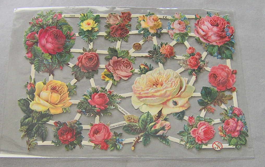 Poesiebild 24 x 17 cm Rosen