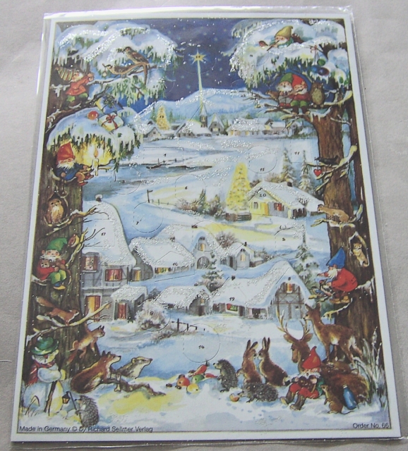 Adventskalender "Verschneites Dorf"