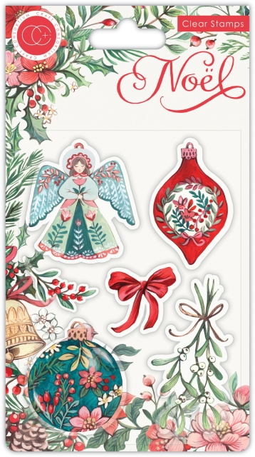 Craft Consortium Clear Stamp Transparenter Stempel Noel Decorations