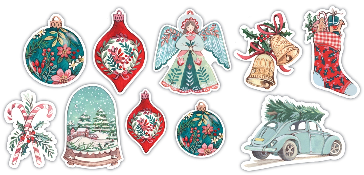 Craft Consortium Noel Wooden Shapes