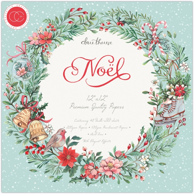Craft Consortium Paper Pad 12 x 12 inch Noel