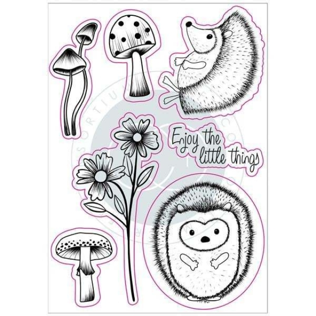 Craft Consortium Clear Stamp Transparenter Stempel Harry the Hedgehog