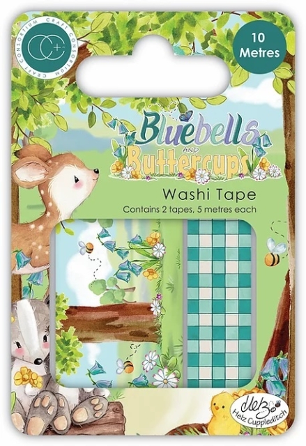 Craft Consortium Bluebells and Buttercups Washi Tape
