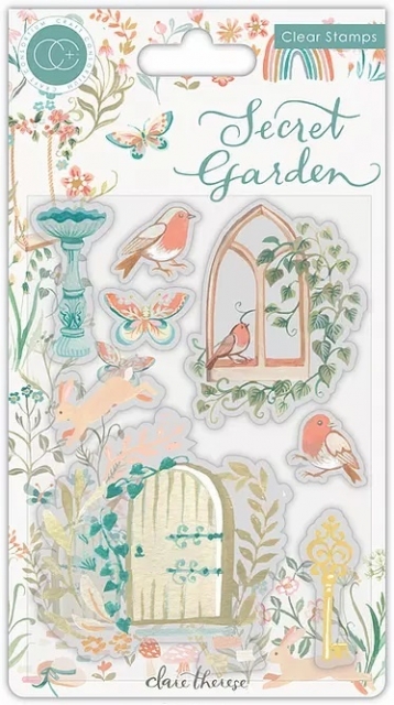 Craft Consortium Clear Stamp Transparenter Stempel Secret Garden