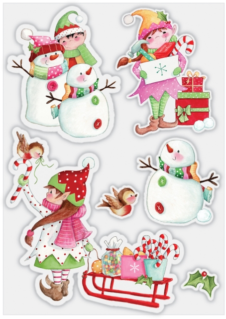 Craft Consortium Clear Stamp Transparenter Stempel Made by Elves Candy