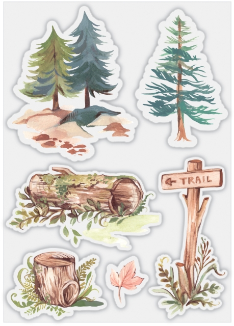 Craft Consortium Clear Stamp Transparenter Stempel In the Forest