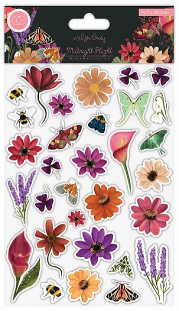 Craft Consortium Midnight Flight Puffy Stickers