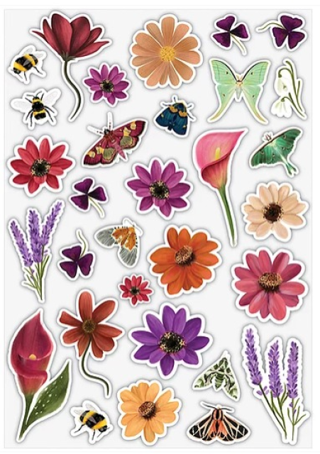 Craft Consortium Midnight Flight Puffy Stickers