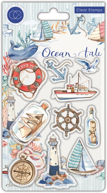 Craft Consortium Clear Stamp Transparenter Stempel Ocean Tale Adventure