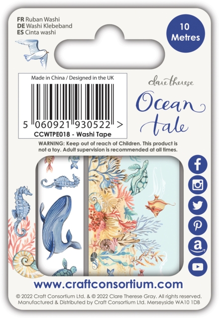 Craft Consortium Ocean Tale Washi Tape