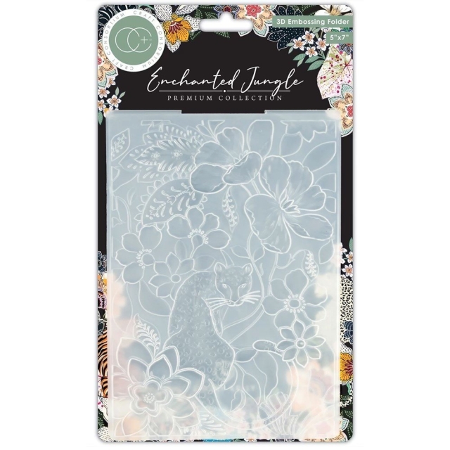 Craft Consortium 3D Embossing Folder Enchanted Jungle