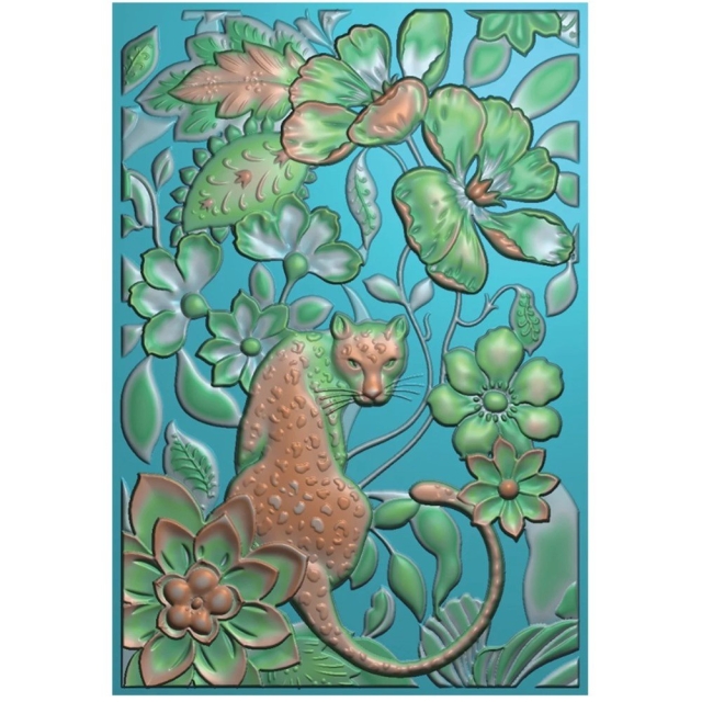 Craft Consortium 3D Embossing Folder Enchanted Jungle