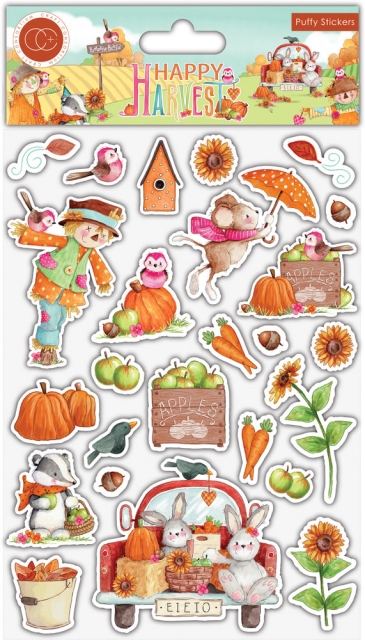 Craft Consortium Happy Harvest Puffy Stickers