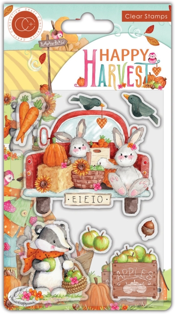 Craft Consortium Happy Harvest Clear Stamps Transparente Stempel Apples