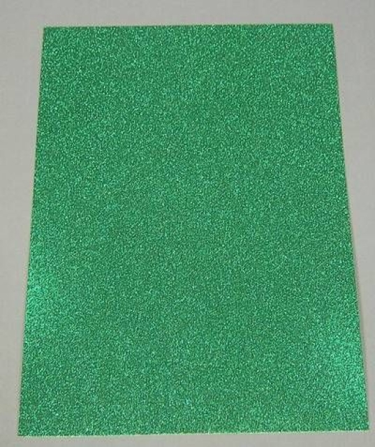 Glitterkarton 280 Gramm A4 grün