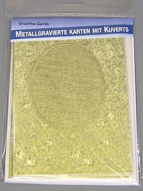 Dufex Karten Set A6 goldgelb