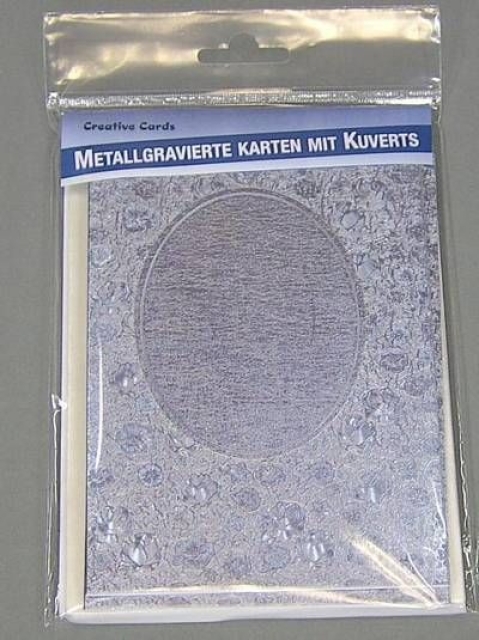 Dufex Karten Set A6 graublau