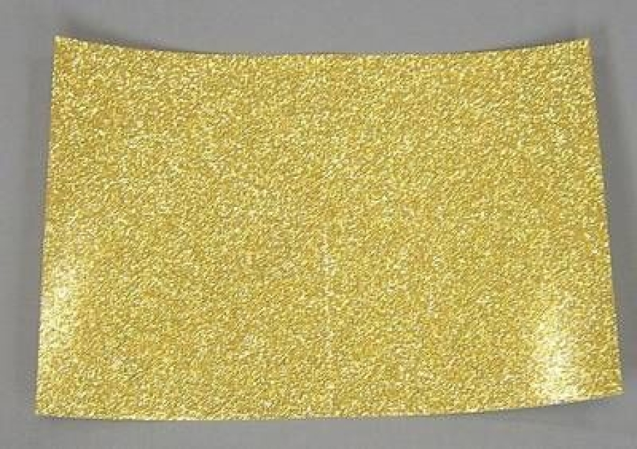 Glitter Doppelkarte 190 Gramm gold