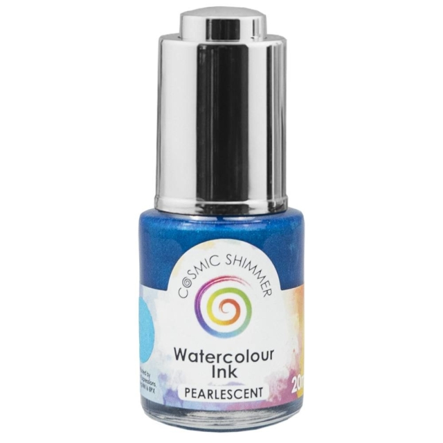 Cosmic Shimmer Watercolour Pearlescent Ink Turquoise Cascade 20 ml