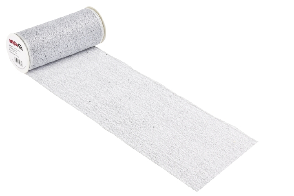 Creapop Glitzer Crackle Vlies 20 cm breit pro Meter silber