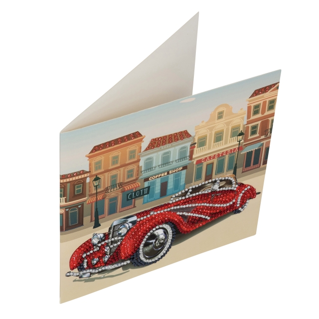 Craft Buddy CCK-A14 Crystal Card Kit Classic Car