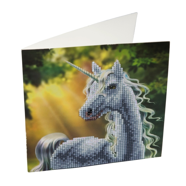 Craft Buddy CCK-A2 Crystal Card Kit Sunshine Unicorn