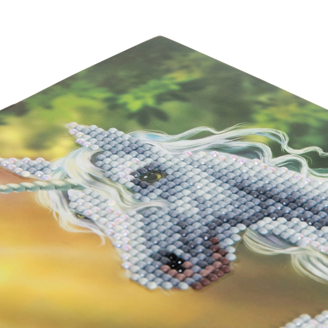 Craft Buddy CCK-A2 Crystal Card Kit Sunshine Unicorn
