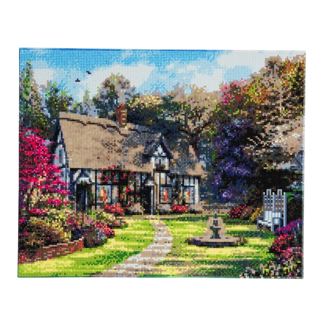 Craft Buddy CAK-A29 Framed Crystal Art Holzrahmen Country Cottage