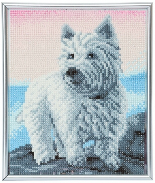 Crystal Art Kristallkunst Bilderrahmen mit silberfarbigem Rahmen CAM-13