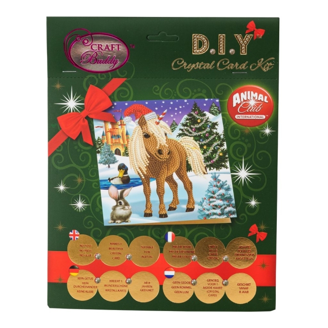 Craft Buddy CCK-XM37 Crystal Card Kit 18 x 18 cm Winter Horse