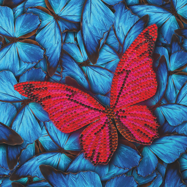 Craft Buddy CCK-A41 Crystal Card Kit Butterfly
