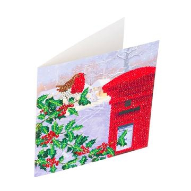 Craft Buddy CCK-XM56 Crystal Card Kit Robin & Postbox