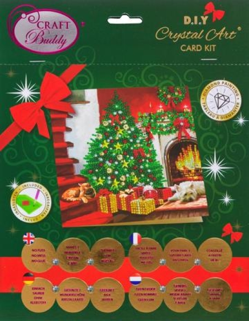 Craft Buddy CCK-XM59 Crystal Card Kit Christmas Tree