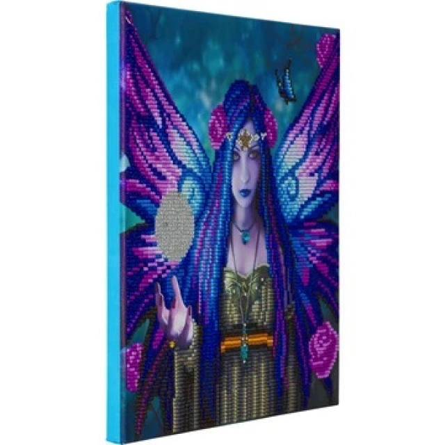 Craft Buddy CAK-AST10 Framed Crystal Art Holzrahmen ANNE STOKES Mystic Aura