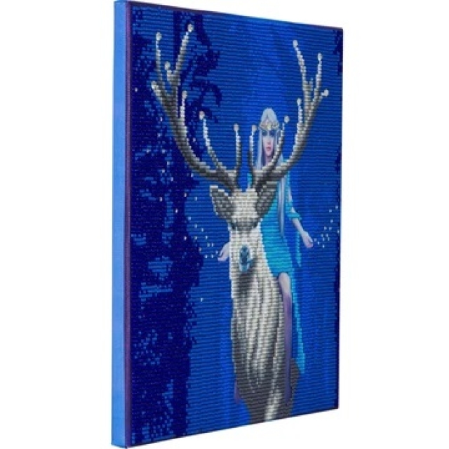 Craft Buddy CAK-AST11 Framed Crystal Art Holzrahmen ANNE STOKES Fantasy Forest