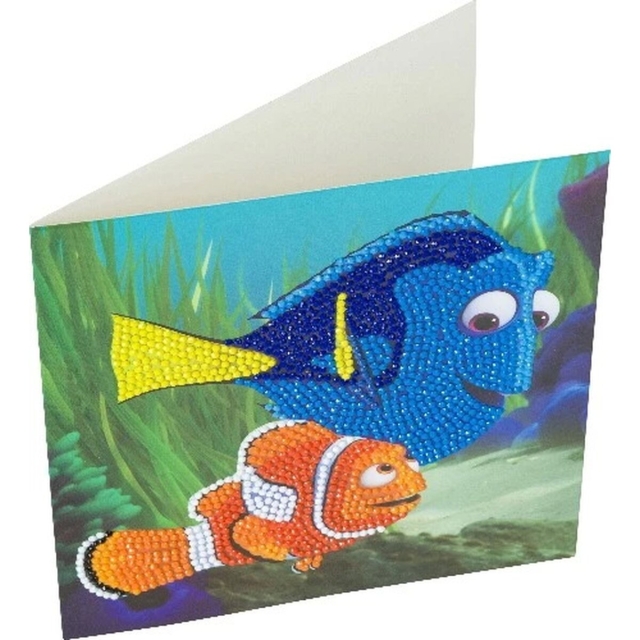 Craft Buddy CCK-DNY800 Crystal Card Kit Dory and Marlin