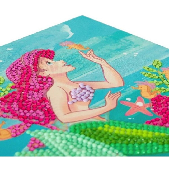 Craft Buddy CCK-DNY803 Crystal Card Kit Disney Ariel