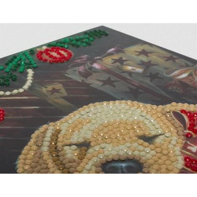 Craft Buddy CCK-A74 Crystal Card Kit Sleepy Puppy