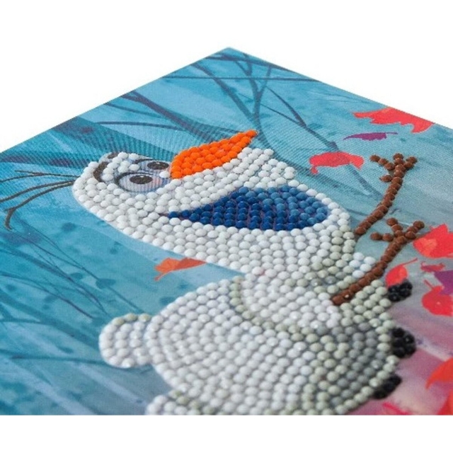 Craft Buddy CCK-DNY801 Crystal Card Kit Disney Floating Olaf