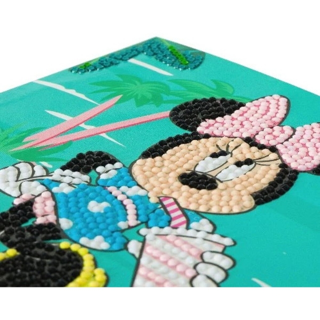 Craft Buddy CCK-DNY807 Crystal Card Kit Disney Minnie on Holiday