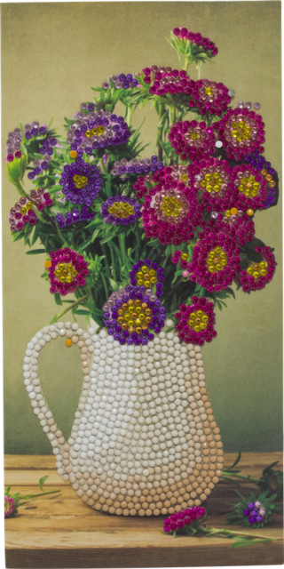 Craft Buddy CCK-11x22C8 Crystal Art Card Flower Vase