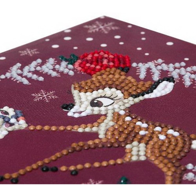 Craft Buddy CCK-DNY810 Crystal Art Card Festive Bambi