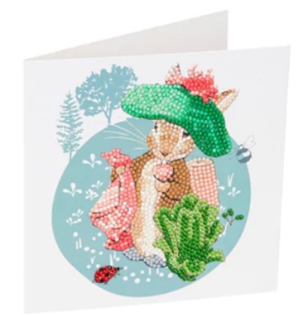 Craft Buddy CCK-PRBT02 Crystal Art Card Benjamin Bunny